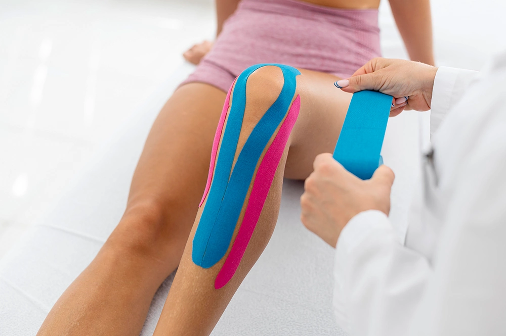 Algemene kinesitherapie voor problemen zoals schouderproblemen (frozen shoulder, rotator cuff syndroom), polsproblemen, tennis- en golfelleboog, kniepijn, een verstuikte enkel...